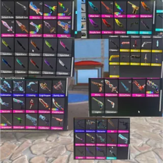 Huge MM2 Inventory