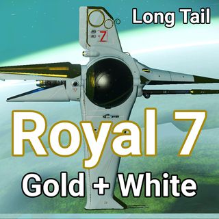 Super Rare Royal 7 Exotic Ship + UPGRADES! - XBOX, PC, PS4 & PS5 | No Mans Sky