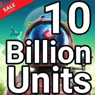 10 Billion Units - PC, XBOX, PS4 & PS5 | No Mans Sky