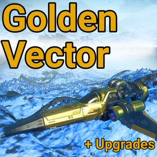 Golden Vector Ship + UPGRADES!
