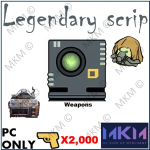 X2,000 Legendary Scrip