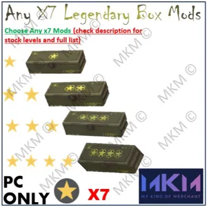 Any X7 Legendary Mods