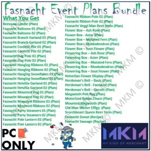 Fasnacht Plans Bundle