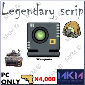 X4,000 Legendary Scrip