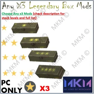 Any X3 Legendary Mods