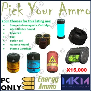 X15,000 Energy Ammo