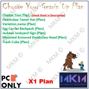 Any X1 Gearin’ Up Plan