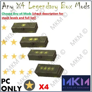 Any X4 Legendary Mods