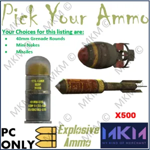 Any X500 Explosive Ammo