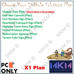 Any X1 Sinkhole Plan