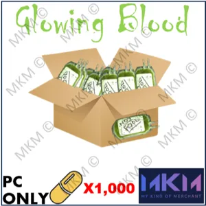 X1,000 Glowing Blood