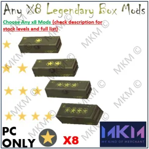 Any X8 Legendary Mods