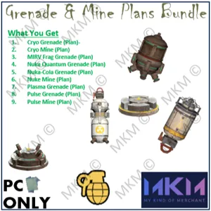 Grenade Plans Bundle