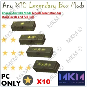 Any X10 Legendary Mods