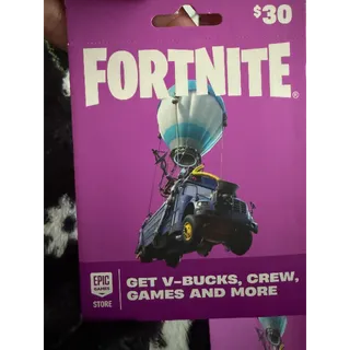 $30.00 USD Fortnite Giftcard immediate delivery
