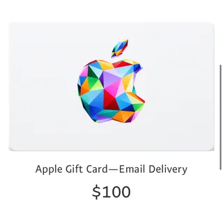 $100.00 USD Apple