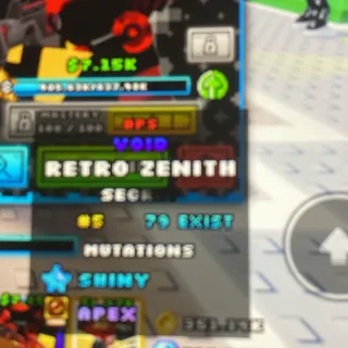 Shiny retro zenith