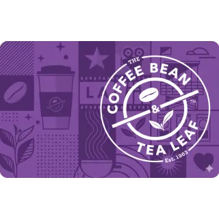 Coffee Bean & Tea Leaf Gift Card $30-40 – Order Online, Pickup & Delivery – INSTANT DELIVERY [PIN]