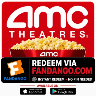 $5 AMC Theatres Gift Card | Redeem on Fandango.com | No PIN | USE ASAP (Stubs Rewards)