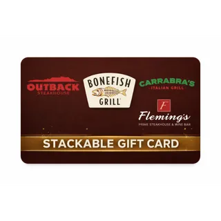 Outback Steakhouse Gift Card $50 Bonefish Carrabba's Fleming's STACKABLE [PIN]