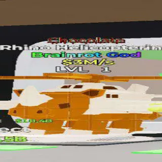 Rhino Helicopterino Chocolate