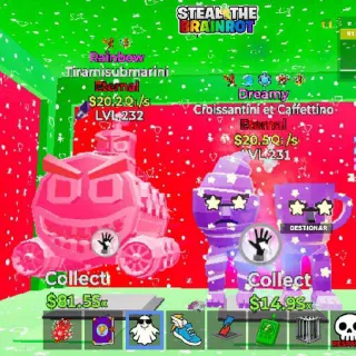 Tiramisubmarini Rainbow and Caffettino Dreamy (20 Qi /s)