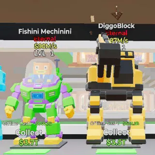 Fishini and DiggoBlock Pack Rebirth