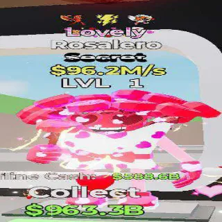 Rosalero Lovely Exclusive Steal The Brainrot Fortnite