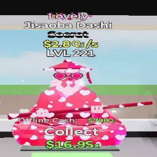 Jisaoba Dashi Lovely Exclusive Steal The Brainrot Fortnite