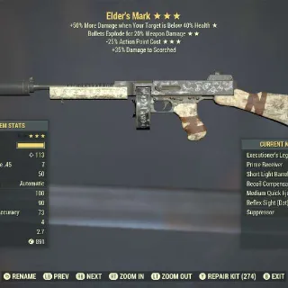 Weapon | E25 Exe Elders Mark