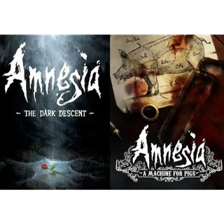 Amnesia: The Dark Descent + Amnesia: A Machine for Pigs Bundle - Steam Key