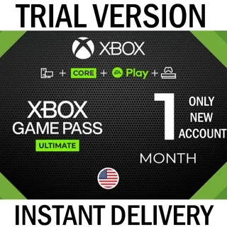  🇺🇸TRIAL 1 MONTH XBOX GAME PASS ULTIMATE 🇺🇸- INSTANT DELIVERY