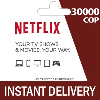 🇨🇴30000 COP NETFLIX GIFT CARD🇨🇴 - INSTANT DELIVERY