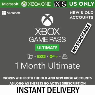 1 MONTH XBOX GAME PASS ULTIMATE (US) - INSTANT DELIVERY - Xbox Gift Card  Gift Cards - Gameflip