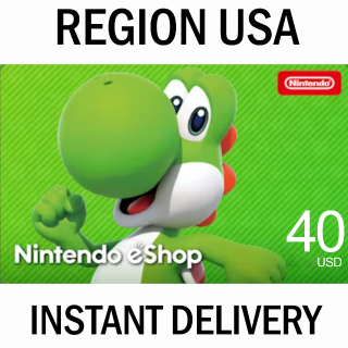 Nintendo eshop shop card 40