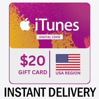 🇺🇸$20.00 ITUNES - INSTANT DELIVERY🇺🇸