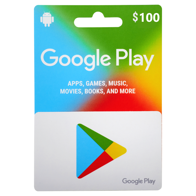 $100.00 Google Play - Google Play Gift Cards - Gameflip
