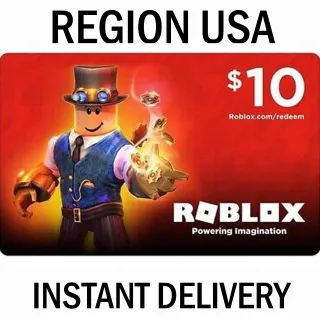 $10.00 ROBLOX USA - INSTANT DELIVERY