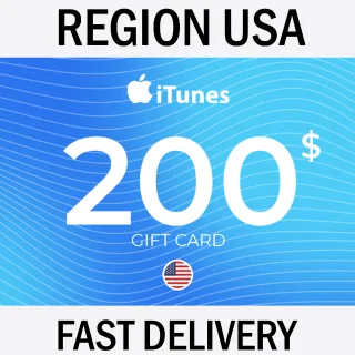 🇺🇸$200.00 ITUNES - FAST DELIVERY🇺🇸