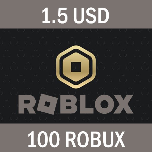 $1.50 Roblox (100 ROBUX) - INSTANT DELIVERY - Roblox Gift Cards - Gameflip