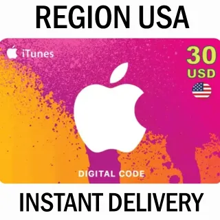 🇺🇸$30.00 ITUNES - INSTANT DELIVERY🇺🇸