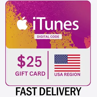 🇺🇸$25.00 ITUNES - INSTANT DELIVERY🇺🇸