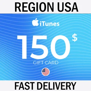 🇺🇸$150.00 ITUNES - FAST DELIVERY🇺🇸