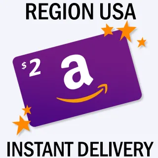 $2.00 AMAZON USA - INSTANT DELIVERY