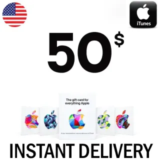 🇺🇸$50.00 ITUNES - INSTANT DELIVERY🇺🇸