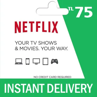 🇹🇷 75 TL NETFLIX GIFT CARD 🇹🇷 - INSTANT DELIVERY