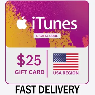 🇺🇸$25.00 ITUNES - INSTANT DELIVERY🇺🇸