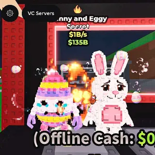 ✅ 【READY STOCK】 【1B/S】 | 🌸 BUNNY AND EGGY | FIRE TRAIT | FAST DELIVERY ⚡