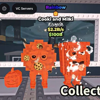 ✅ 【PUMPKIN】 【2.2B/S】 | 🌈 RAINBOW COOKI AND MILKI
