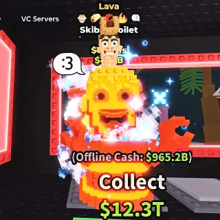 ✅ 【OG 47 EXISTS】 【12.3B/S】 | 🌋 LAVA SKIBIDI TOILET